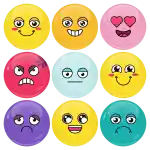 &Kappa;&omicron;&nu;&kappa;ά&rho;&delta;&epsilon;&sigmaf; emoticons avatar collection colors &sigma;&epsilon;&tau; 9 &tau;&epsilon;&mu;ά&chi;&iota;&alpha;