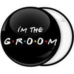 Κονκάρδα I am the groom friends edition μαύρη
