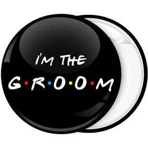 Κονκάρδα I am the groom friends edition μαύρη