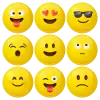 Κονκάρδες emoticons avatar collection caramel 9 τεμάχια
