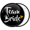 Kονκάρδα μαύρη Team Bride χρυσή καρδιά