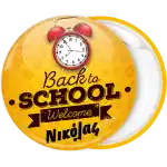 &Kappa;&omicron;&nu;&kappa;ά&rho;&delta;&alpha; back to school clock