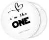 Κονκάρδα νύφης I am the one λευκή flat collection