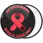 &Kappa;&omicron;&nu;&kappa;ά&rho;&delta;&alpha; world Aids Day black