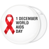 Κονκάρδα Aids world Aids day red ribbon 