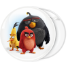 Κονκάρδα angry birds τρεις ήρωες λευκή