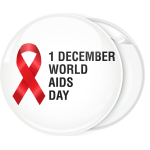 Κονκάρδα Aids world Aids day red ribbon 