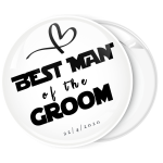 Κονκάρδα Best man flat collection λευκή