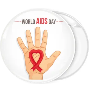 &Kappa;&omicron;&nu;&kappa;ά&rho;&delta;&alpha; world Aids Day hand
