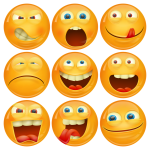 Κονκάρδες emoticons avatar collection 3d 9 τεμάχια