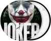 Joker pin badge button