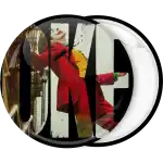 Joker pin badge button