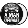 Κονκάρδα Never underestimate the power of a man born in September 