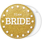 Kονκάρδα Team Bride dots χρυσή καρδιά