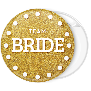 Kονκάρδα Team Bride dots χρυσή καρδιά