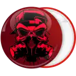 Κονκάρδα hazard mask red