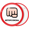 Κονκάρδα stop Corona γροθιά