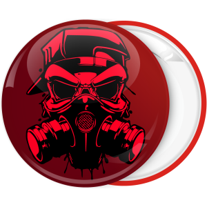 Κονκάρδα hazard mask red