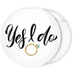 Yes I do pin badge button