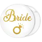 K&omicron;&nu;&kappa;ά&rho;&delta;&alpha; Bride Gold Glitter &mu;&omicron;&nu;ό&pi;&tau;&epsilon;&rho;&omicron;