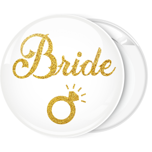 Kονκάρδα Bride Gold Glitter μονόπτερο