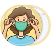 Κονκάρδα please wear a mask woman