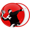 Κονκάρδα Banksy Anarchy thrower flower