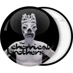Chemical Brothers pin badge button