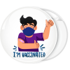 Κονκάρδα I am vaccinated 