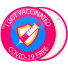 Κονκάρδα I got vaccinated φούξια