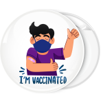 Κονκάρδα I am vaccinated 