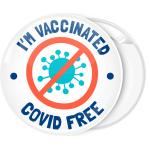 Κονκάρδα I am vaccinated covid free