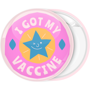 Κονκάρδα I got my vaccine star
