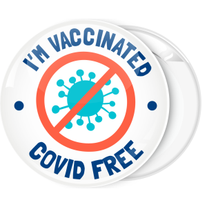Κονκάρδα I am vaccinated covid free