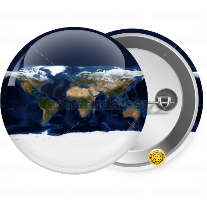 Earth map — Κονκάρδα Στρογγυλή, Παραμάνα 25mm