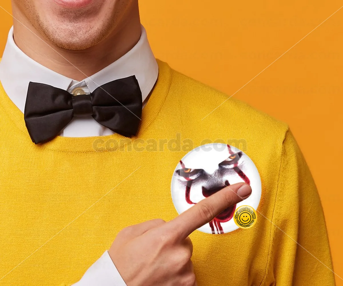 IT Pennywise — Κονκάρδα Στρογγυλή, Παραμάνα 75mm