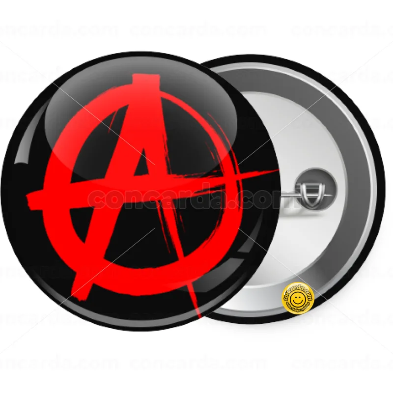 Anarchy — Κονκάρδα Στρογγυλή, Παραμάνα 25mm