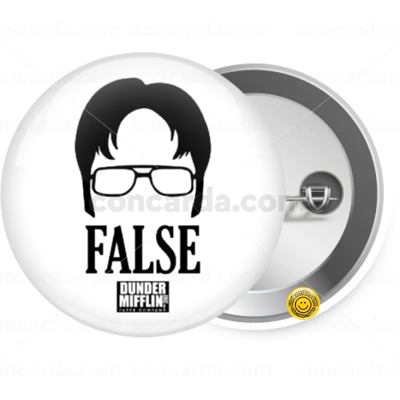 The office Dwight false — Κονκάρδα Στρογγυλή, Παραμάνα 25mm