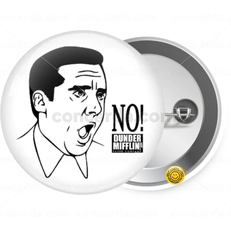 The office Michael NO!!! — Κονκάρδα Στρογγυλή, Παραμάνα 25mm