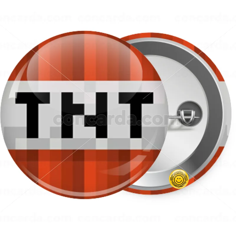 Minecraft TNT — Κονκάρδα Στρογγυλή, Παραμάνα 25mm