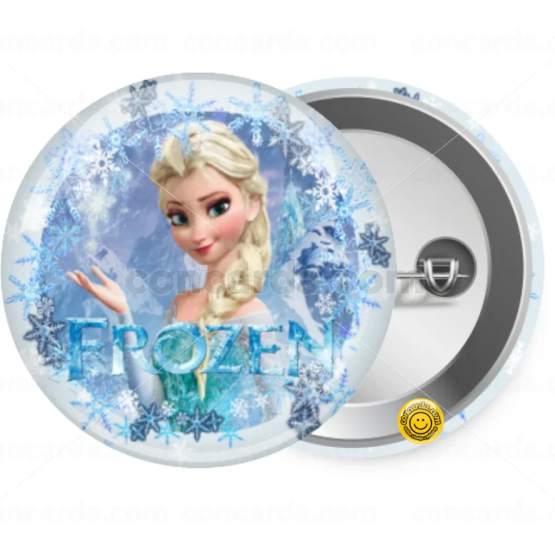 Frozen Elsa — Κονκάρδα Στρογγυλή, Παραμάνα 25mm