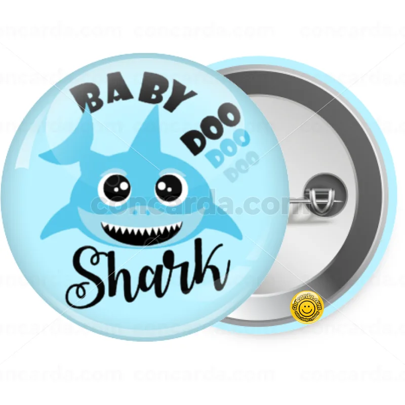 Baby Shark (boy) — Κονκάρδα Στρογγυλή, Παραμάνα 25mm