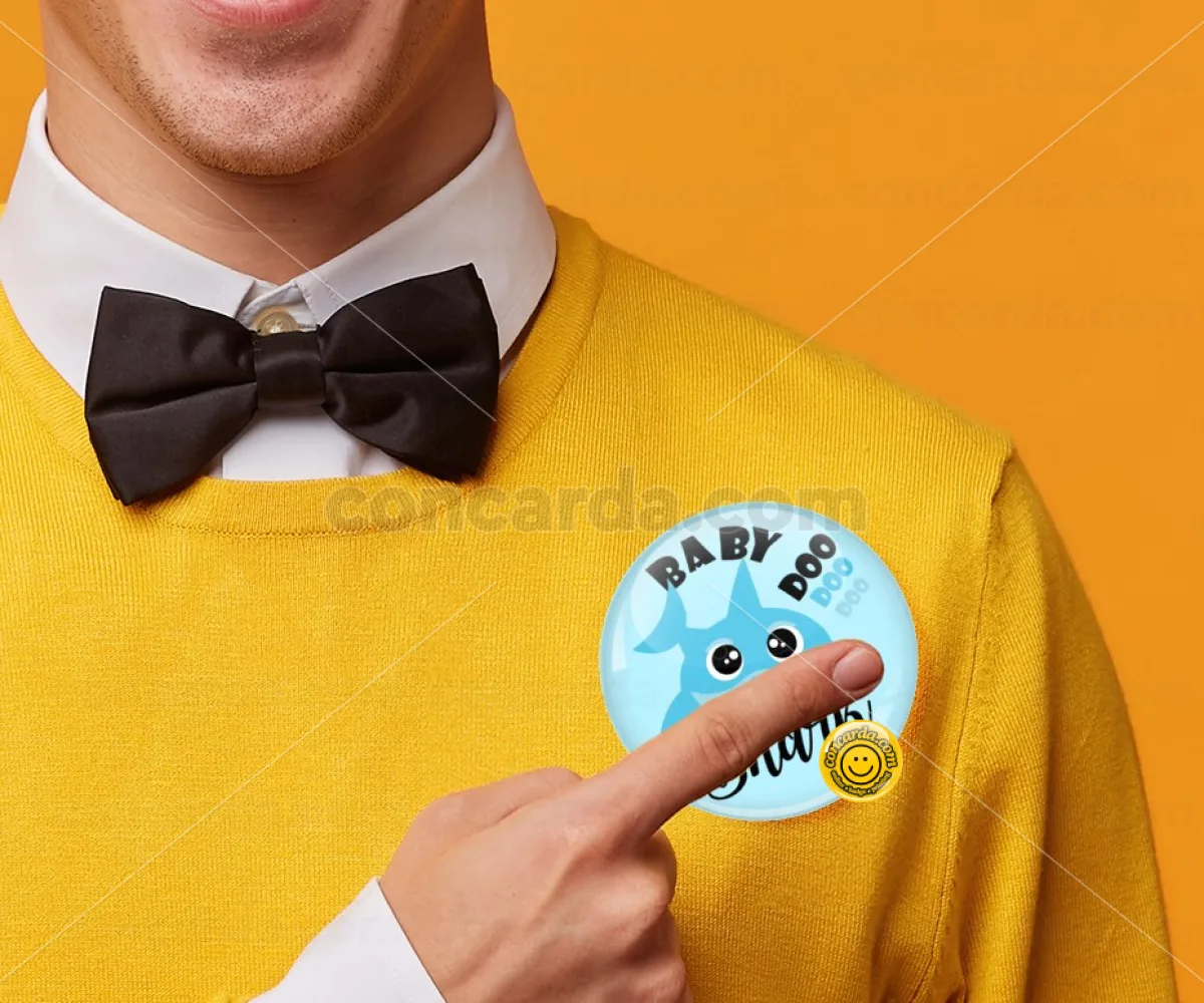 Baby Shark (boy) — Κονκάρδα Στρογγυλή, Παραμάνα 75mm