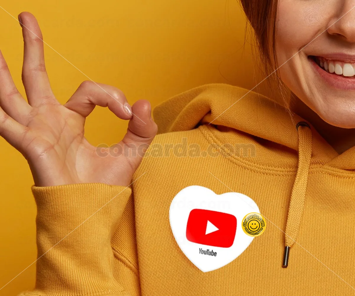 Youtube — Κονκάρδα Καρδιά 57mm