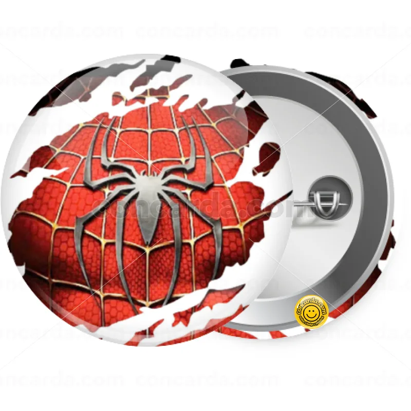 Spiderman cracked — Κονκάρδα Στρογγυλή, Παραμάνα 25mm
