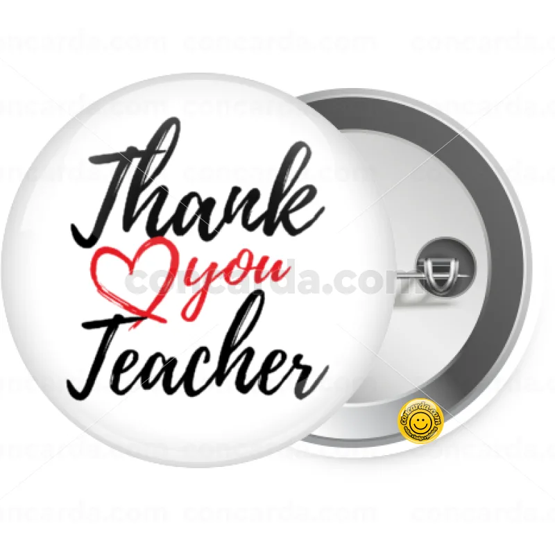 Thank you teacher — Κονκάρδα Στρογγυλή, Παραμάνα 25mm