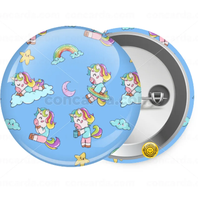 Unicorn pattern — Κονκάρδα Στρογγυλή, Παραμάνα 25mm