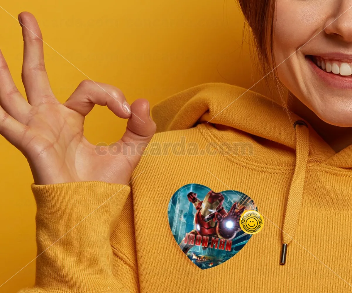 Ironman — Κονκάρδα Καρδιά 57mm