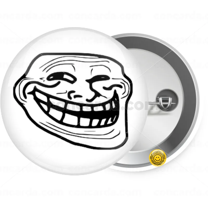 Troll face — Κονκάρδα Στρογγυλή, Παραμάνα 25mm