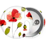 Red poppy flowers papaver